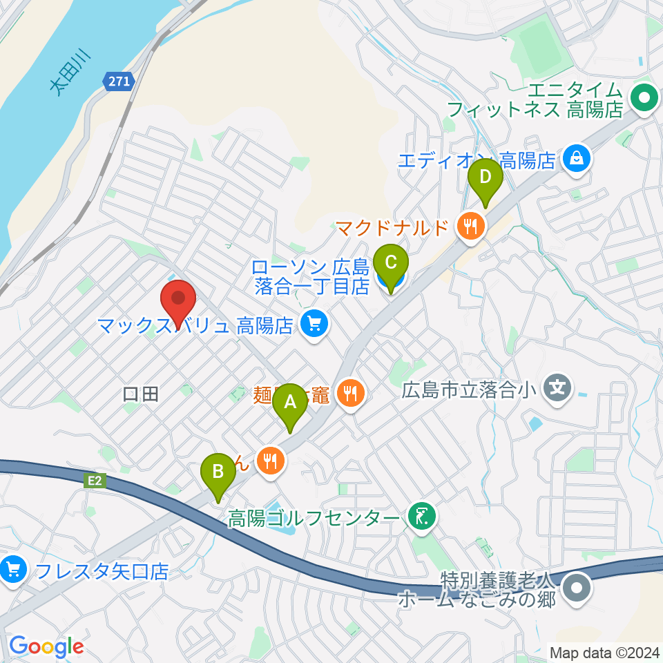 リトミック研究センター広島第一支局周辺のコンビニエンスストア一覧地図