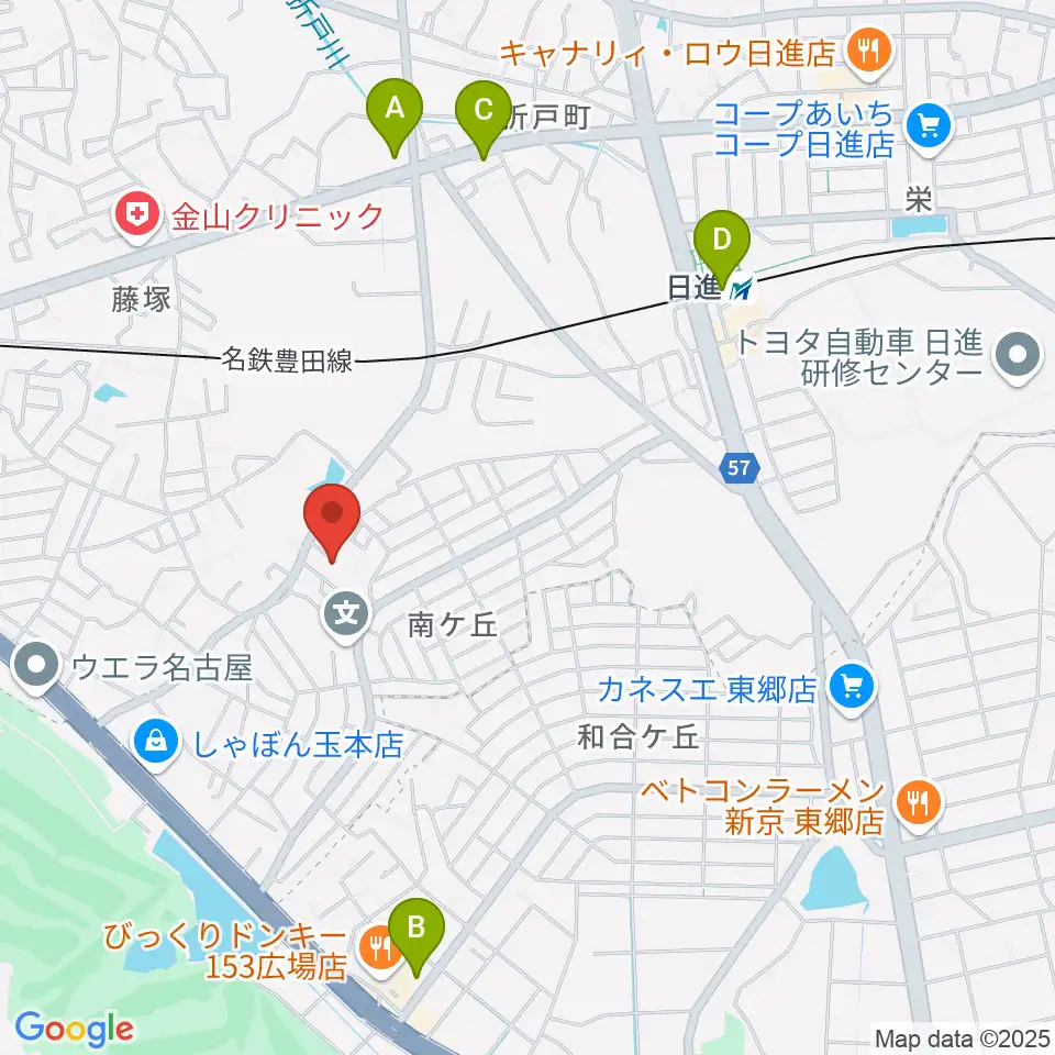K&Kミュージック周辺のコンビニエンスストア一覧地図