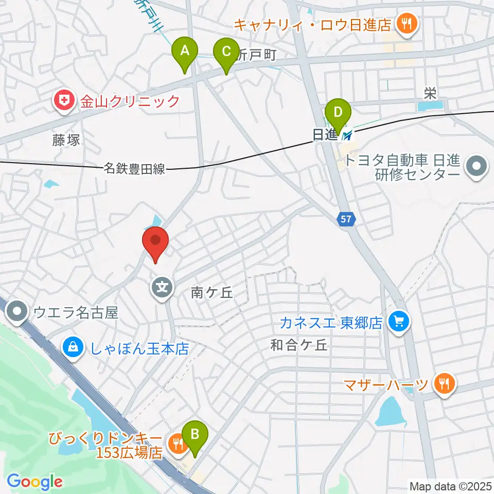 Ｋ＆Ｋミュージック周辺のコンビニエンスストア一覧地図