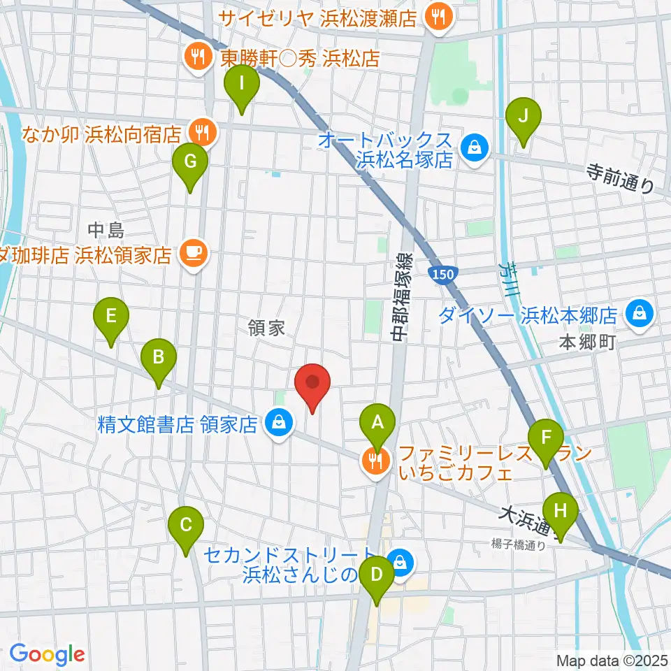 鈴木楽器製作所周辺のコンビニエンスストア一覧地図
