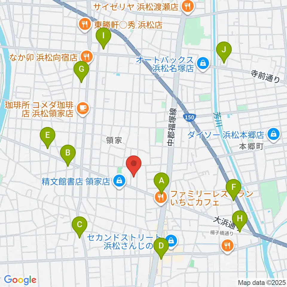 鈴木楽器製作所周辺のコンビニエンスストア一覧地図
