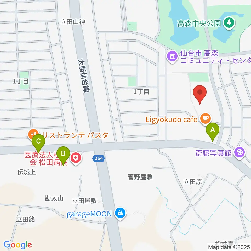 泉パークタウンセンター ヤマハミュージック周辺のコンビニエンスストア一覧地図