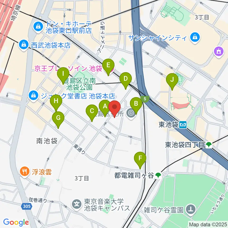 ウインズミュージックスクール周辺のコンビニエンスストア一覧地図