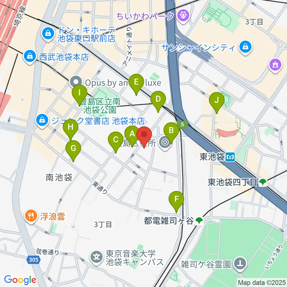 ウインズミュージックスクール周辺のコンビニエンスストア一覧地図