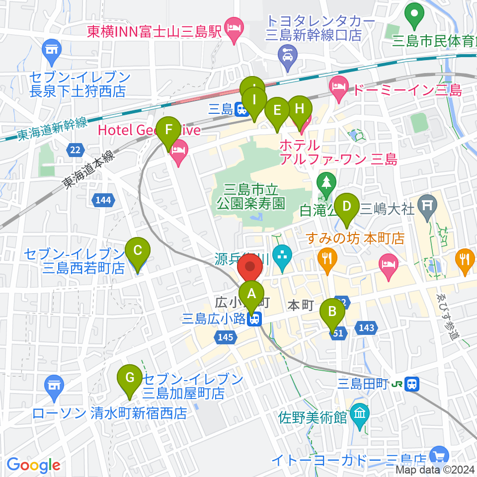 株式会社オレンジ村周辺のコンビニエンスストア一覧地図