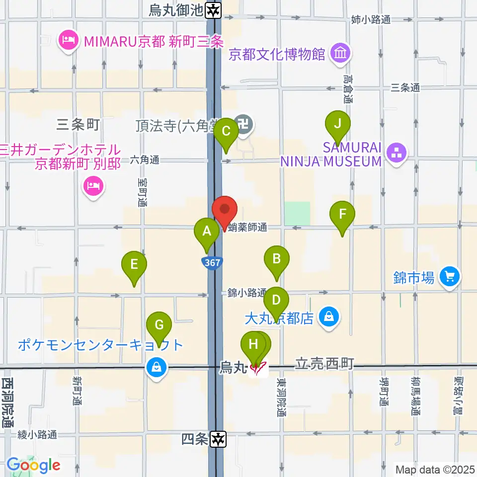 AKKUN’S周辺のコンビニエンスストア一覧地図