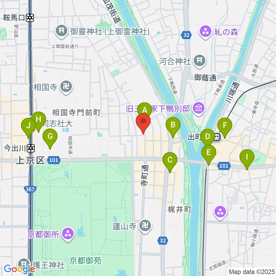 イチイヒロキ Violin Shop周辺のコンビニエンスストア一覧地図