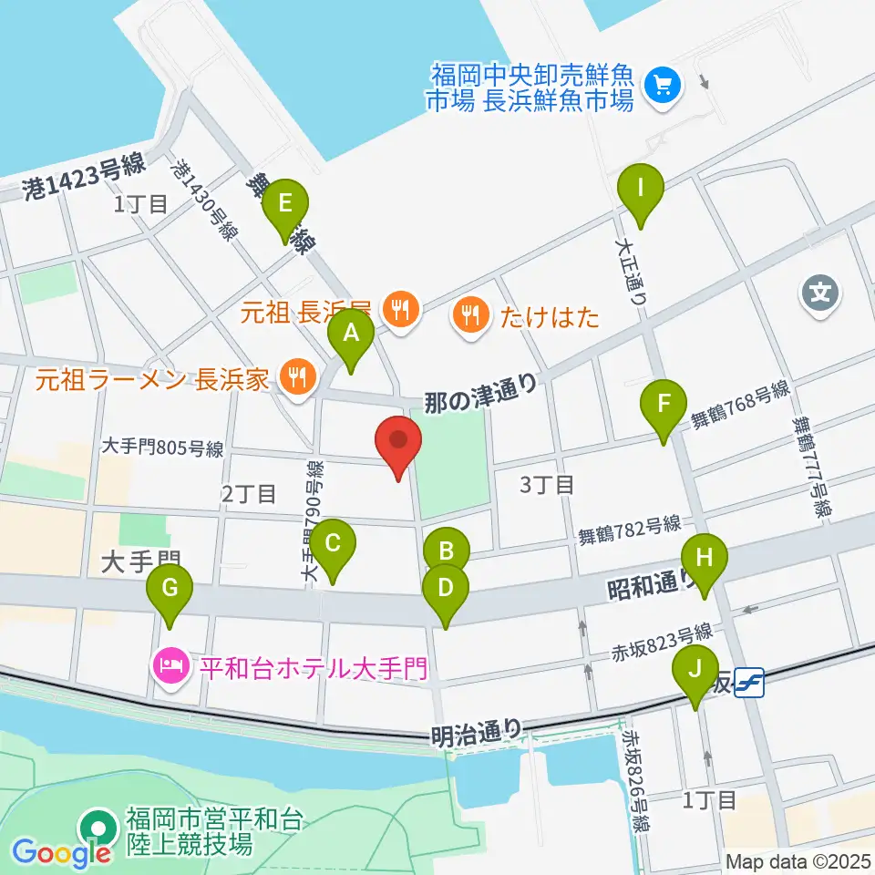 音楽塾ヴォイス福岡本校周辺のコンビニエンスストア一覧地図