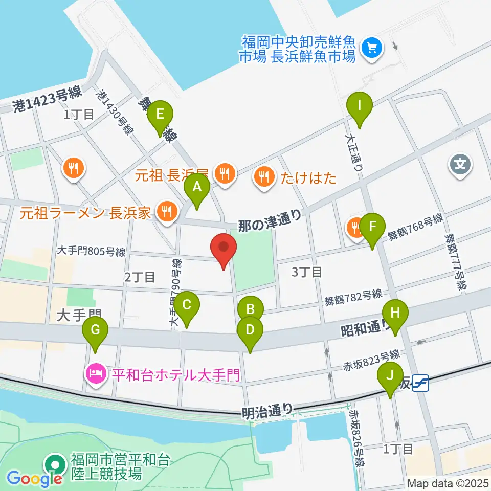 音楽塾ヴォイス福岡本校周辺のコンビニエンスストア一覧地図