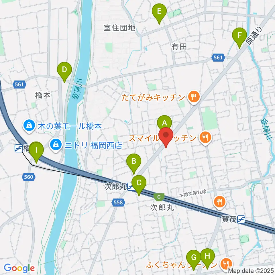 西部ピアノ福岡工房周辺のコンビニエンスストア一覧地図