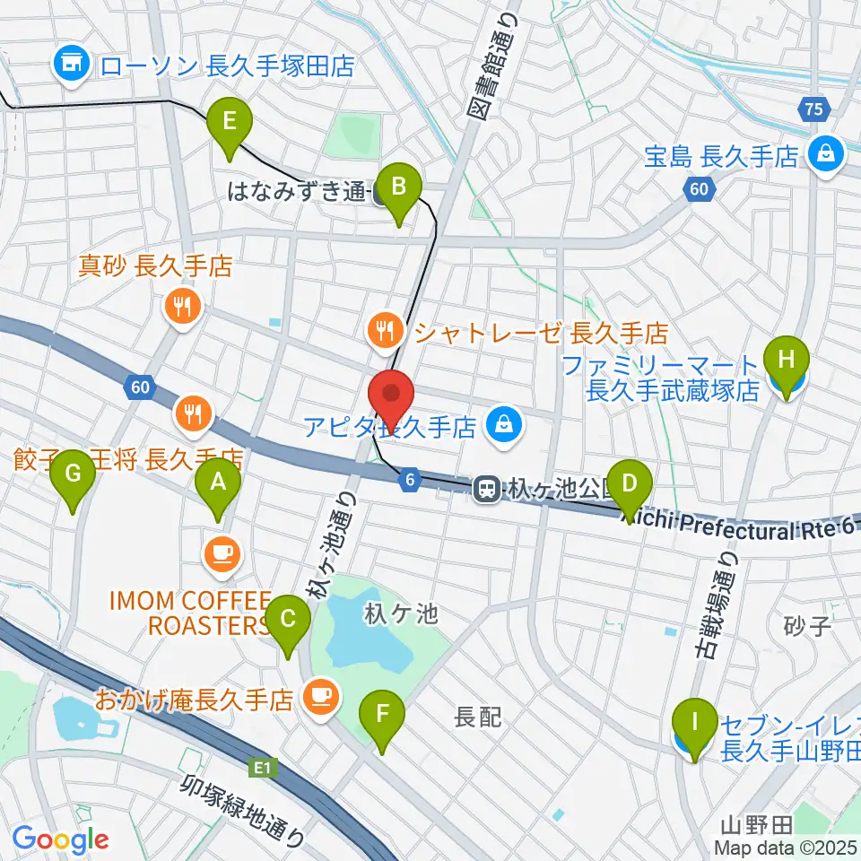 安立ピアノ&ハープ研究所周辺のコンビニエンスストア一覧地図