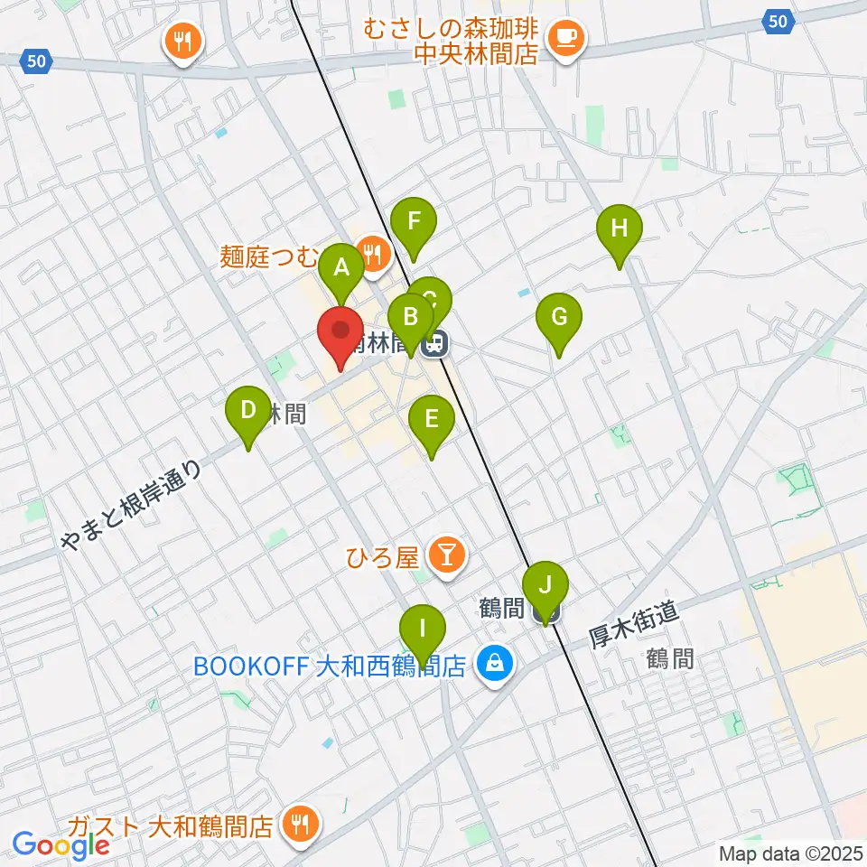 みゆき音楽アトリエ周辺のコンビニエンスストア一覧地図