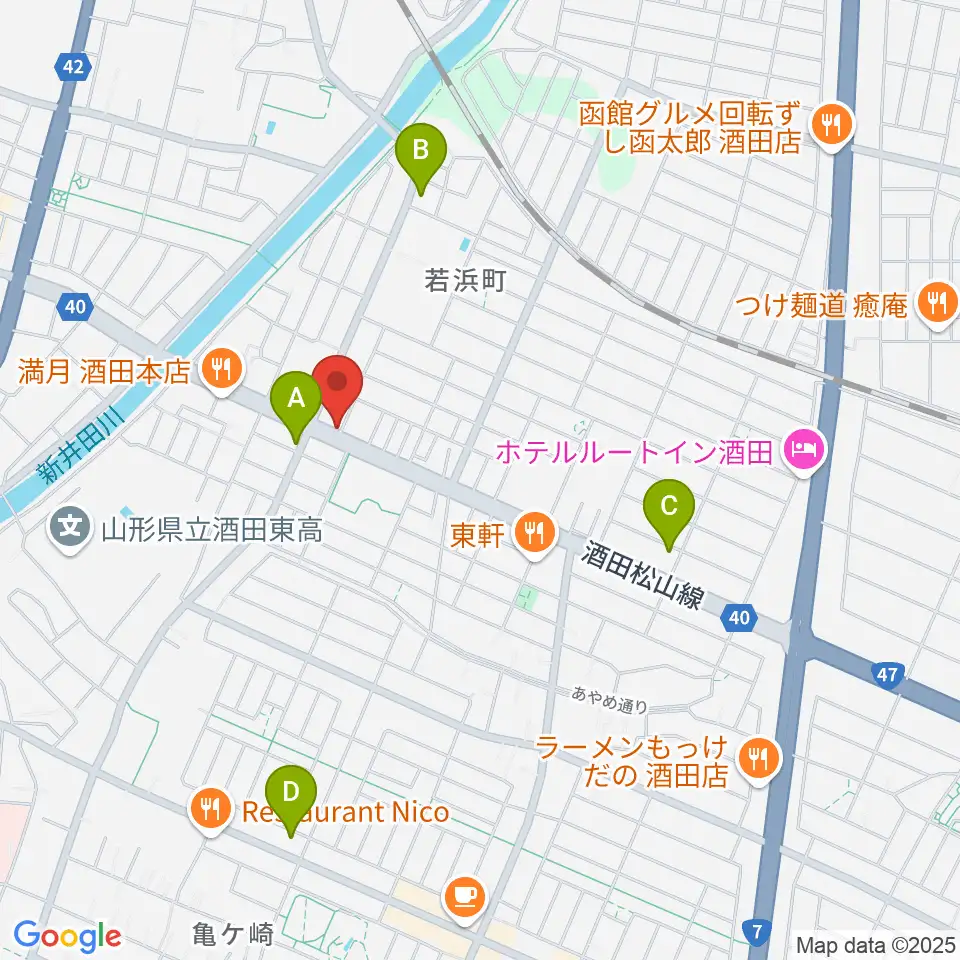 サトウピアノアカデミー周辺のコンビニエンスストア一覧地図