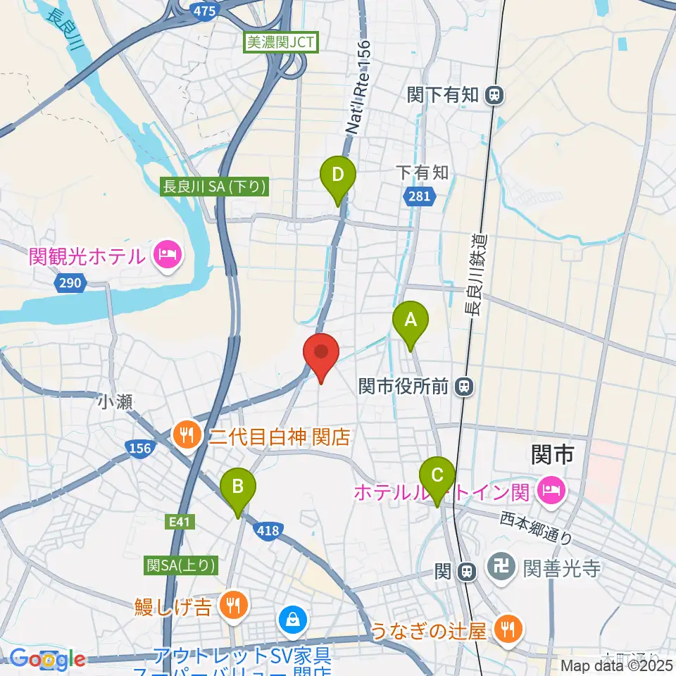 石原楽器工房周辺のコンビニエンスストア一覧地図