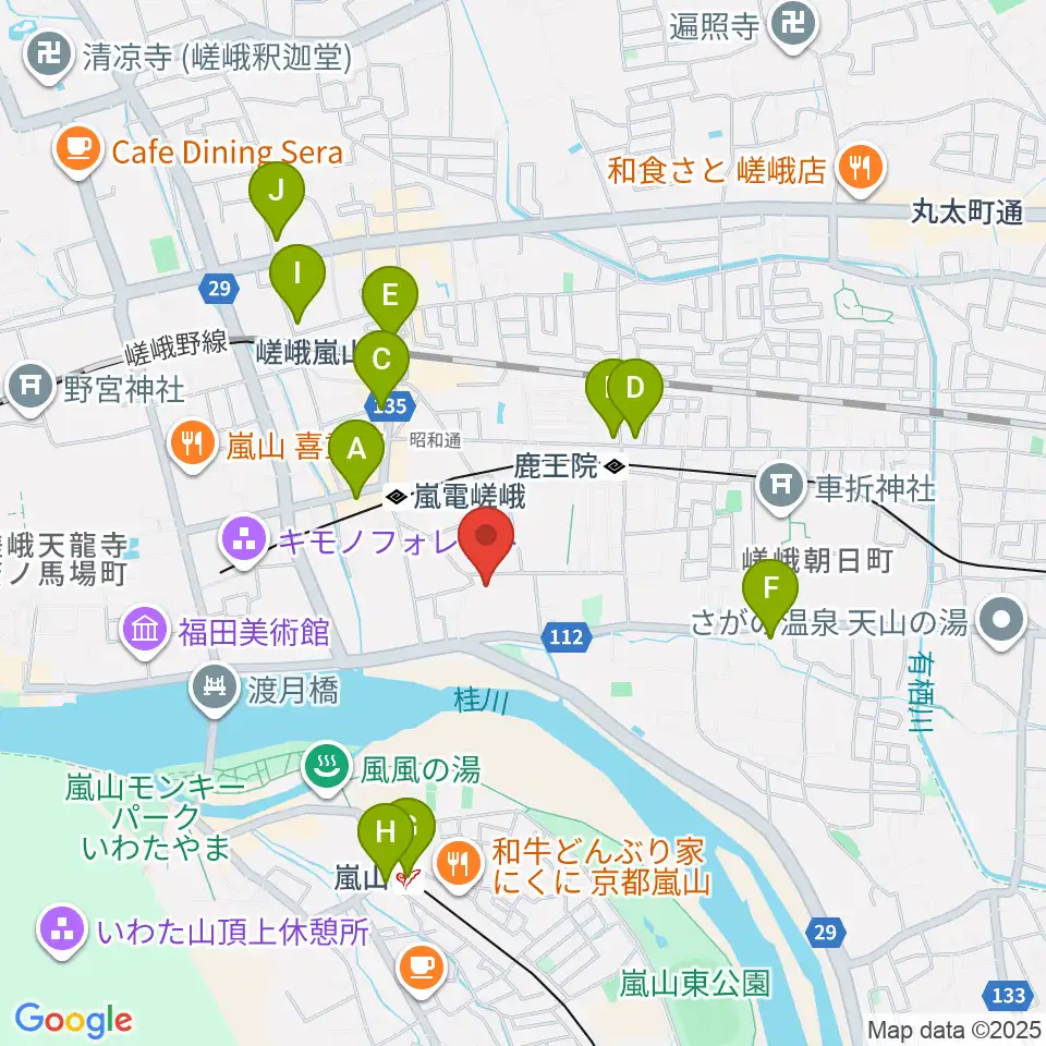 ピアノヨシカワ周辺のコンビニエンスストア一覧地図