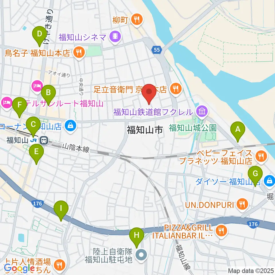 三字屋楽器店周辺のコンビニエンスストア一覧地図