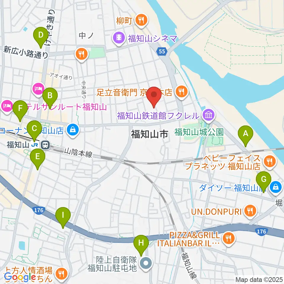 三字屋楽器店周辺のコンビニエンスストア一覧地図