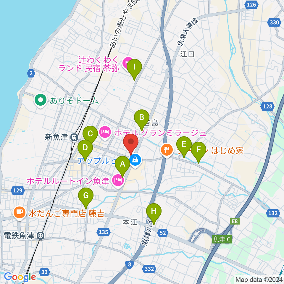 開進堂楽器 MPC新川周辺のコンビニエンスストア一覧地図