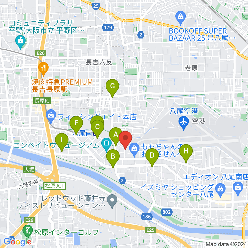 丸岡太鼓店周辺のコンビニエンスストア一覧地図