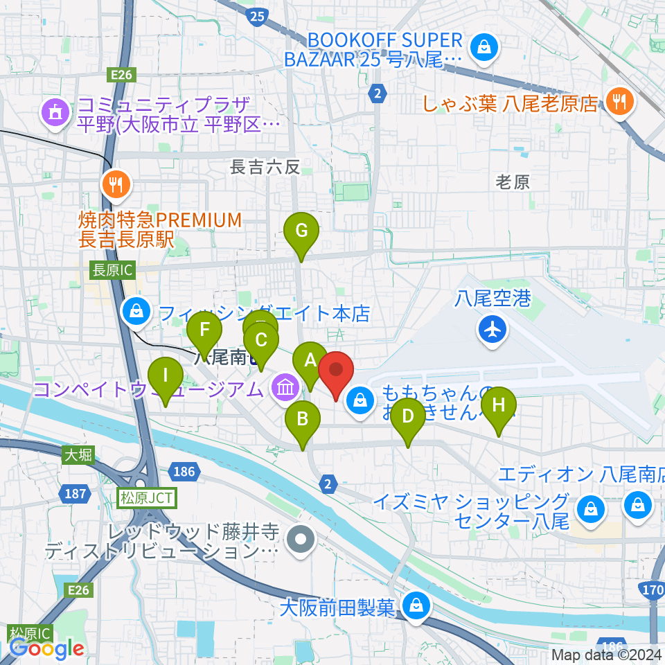 丸岡太鼓店周辺のコンビニエンスストア一覧地図