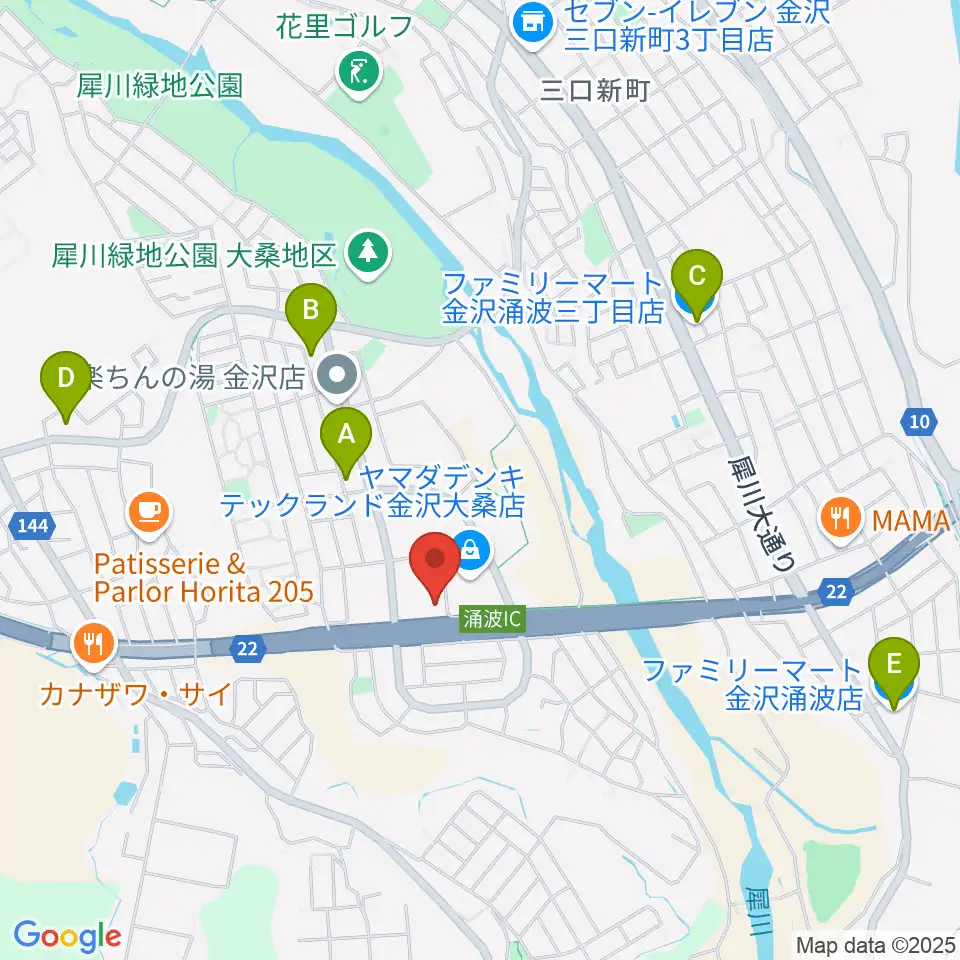 開進堂楽器 MPC大桑周辺のコンビニエンスストア一覧地図