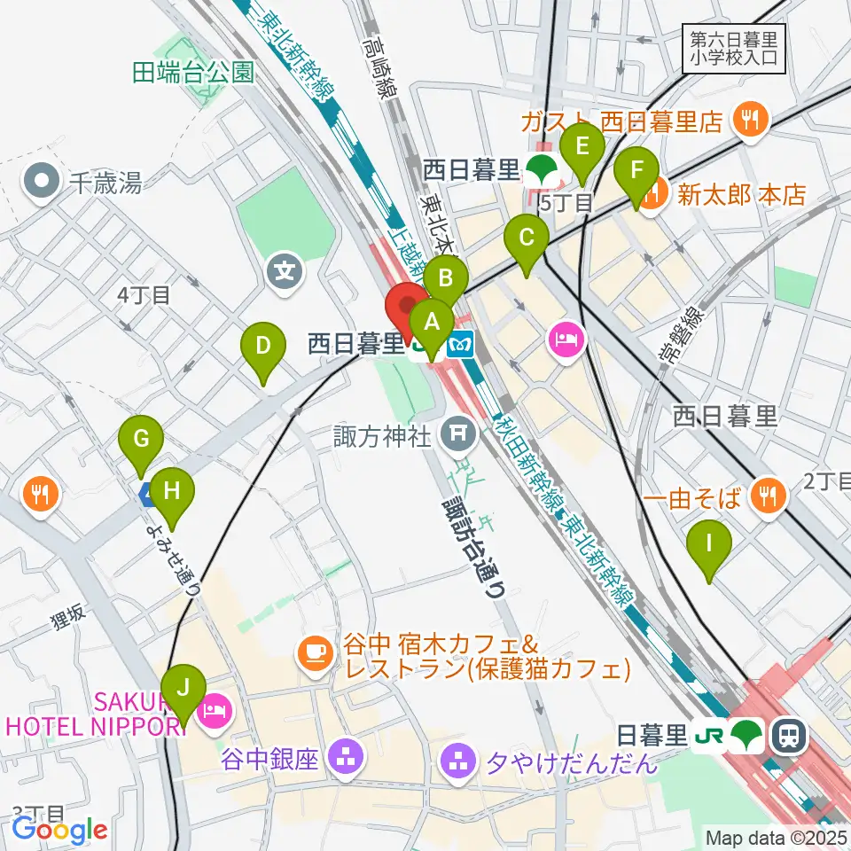 I.G.Oスタジオ周辺のコンビニエンスストア一覧地図