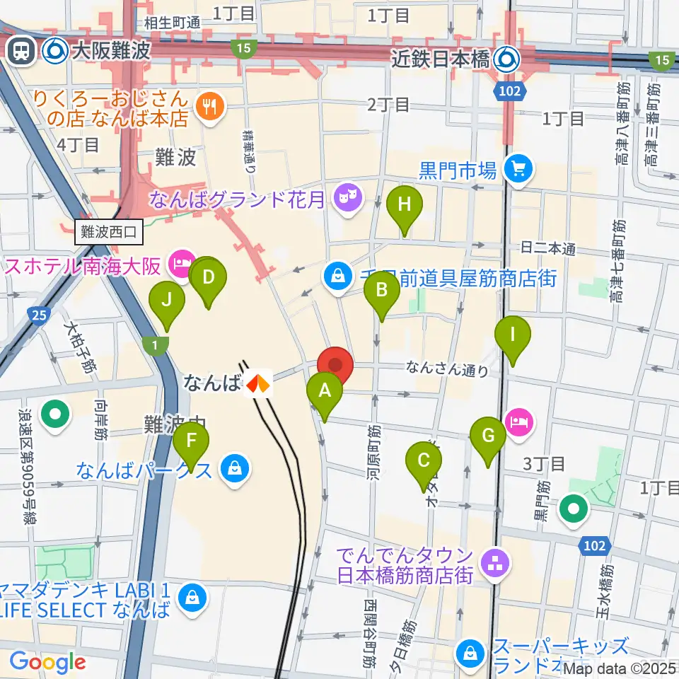 おとぐら <音蔵>周辺のコンビニエンスストア一覧地図