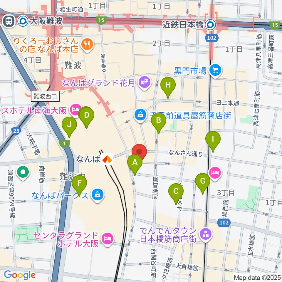 おとぐら <音蔵>周辺のコンビニエンスストア一覧地図