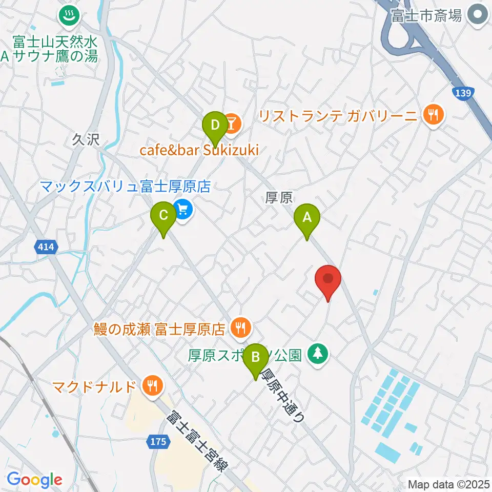 ハウスゾンネンシャイン音楽堂周辺のコンビニエンスストア一覧地図