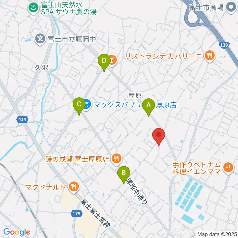 ハウスゾンネンシャイン音楽堂周辺のコンビニエンスストア一覧地図