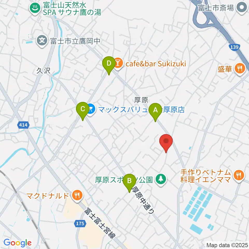 ハウスゾンネンシャイン音楽堂周辺のコンビニエンスストア一覧地図