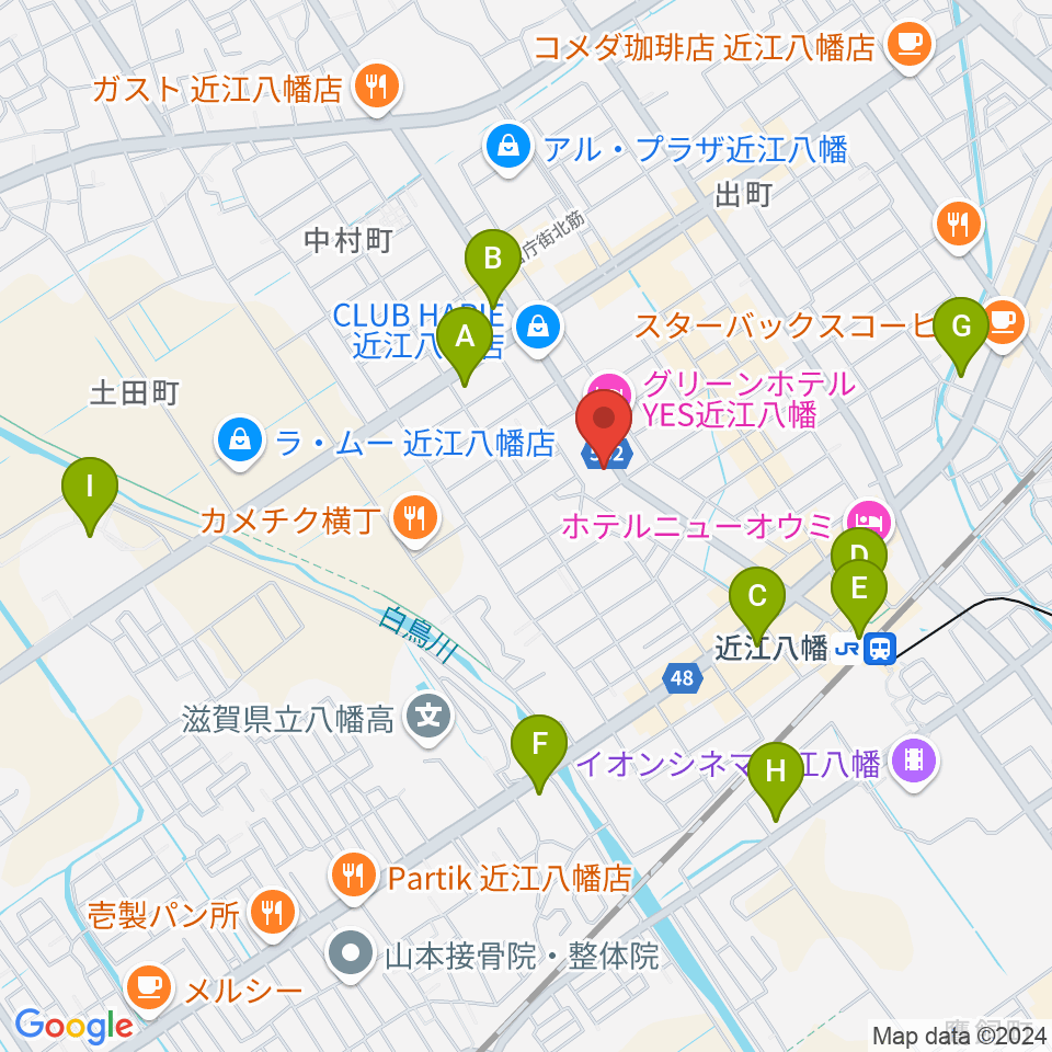 石岡楽器周辺のコンビニエンスストア一覧地図