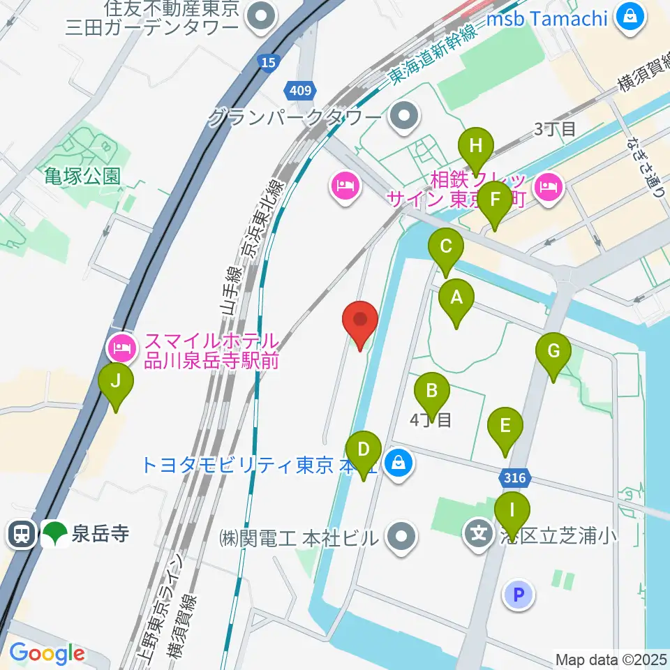 広野音楽教室周辺のコンビニエンスストア一覧地図