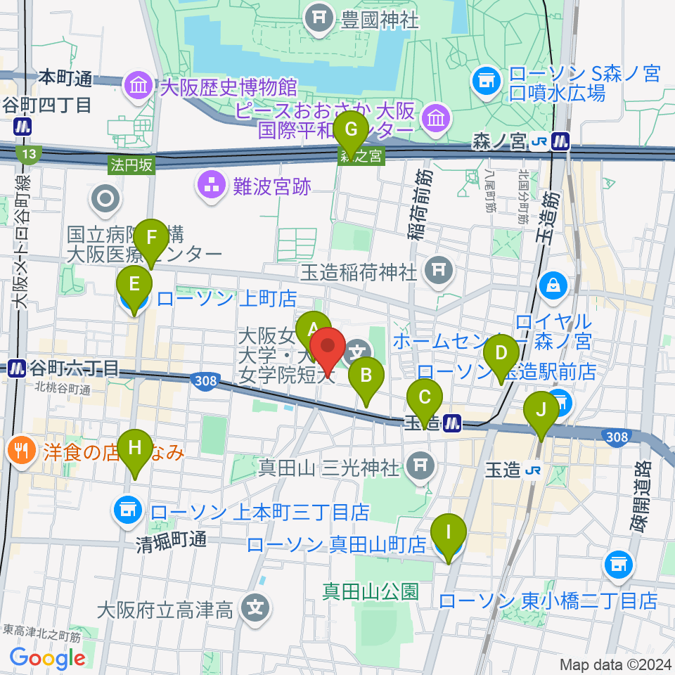 パックスアーレン株式会社周辺のコンビニエンスストア一覧地図