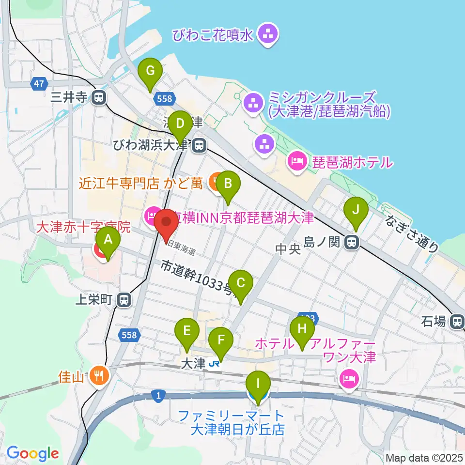 レインボーミュージックスクール周辺のコンビニエンスストア一覧地図