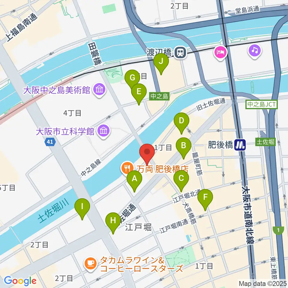 オンユー楽器周辺のコンビニエンスストア一覧地図