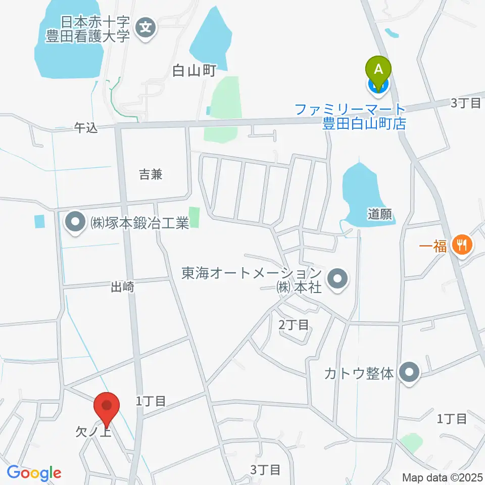 谷口ピアノ調律事務所周辺のコンビニエンスストア一覧地図