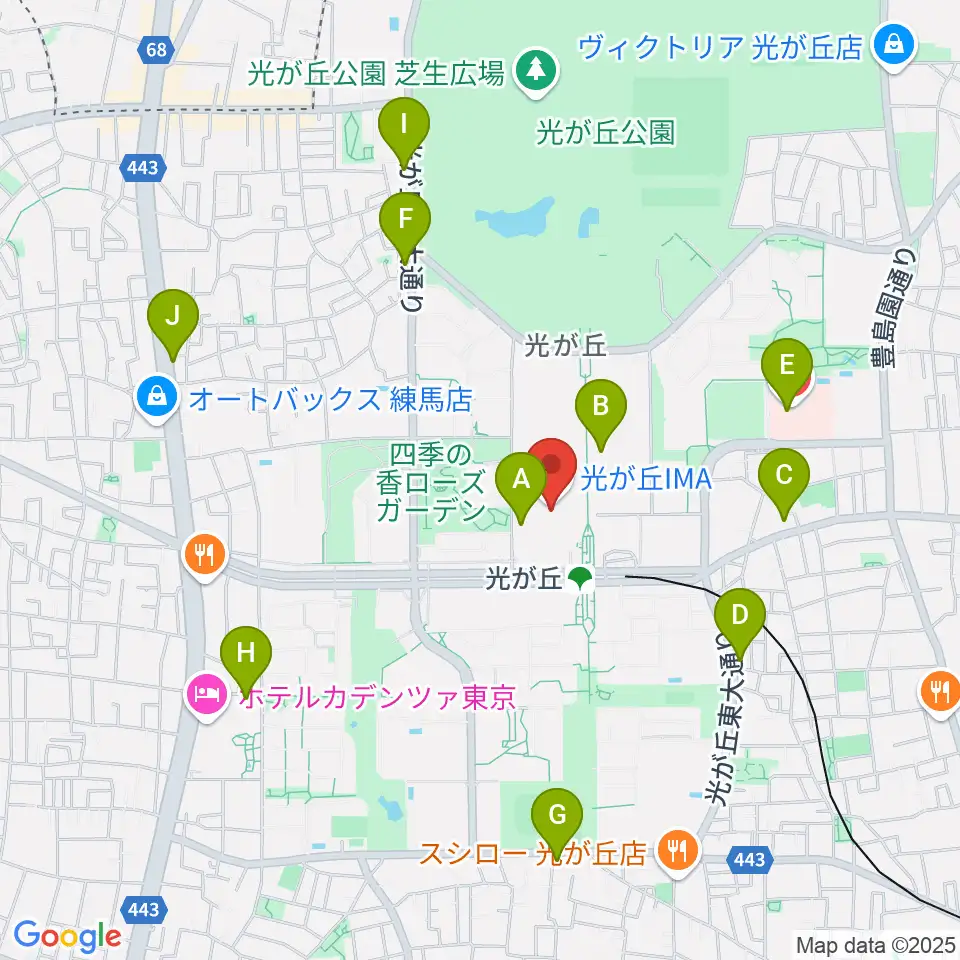 IMAホール周辺のコンビニエンスストア一覧地図