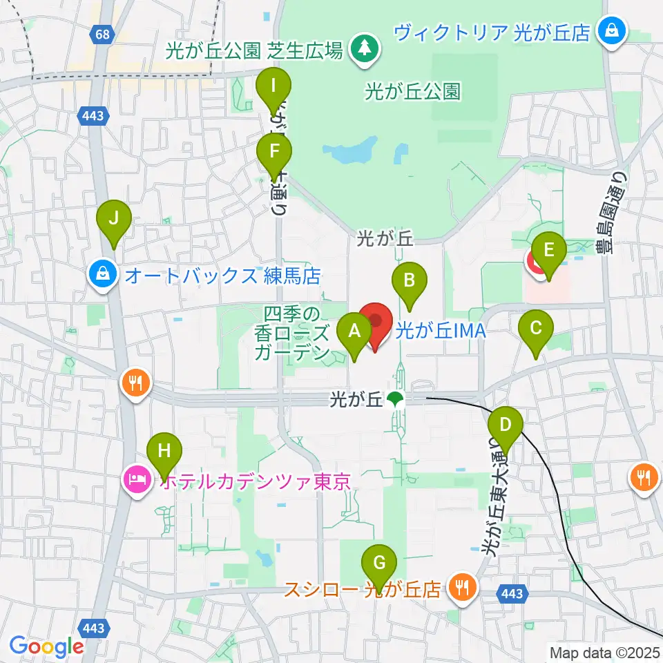 IMAホール周辺のコンビニエンスストア一覧地図