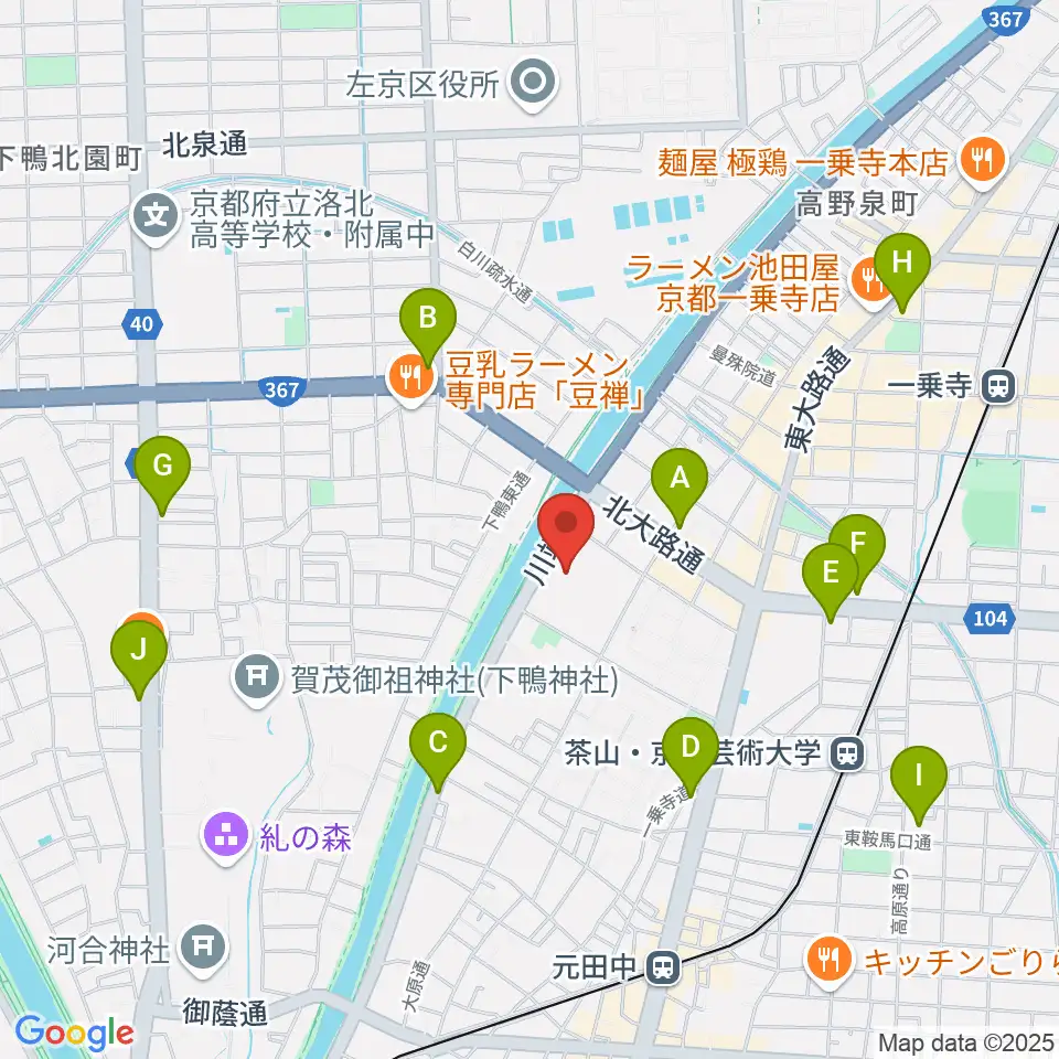 島村楽器 洛北阪急スクエア店周辺のコンビニエンスストア一覧地図