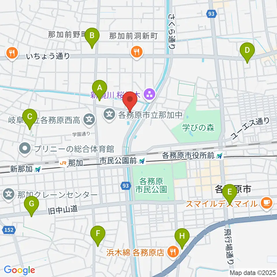 ウインドウエーブ 管楽器教室周辺のコンビニエンスストア一覧地図