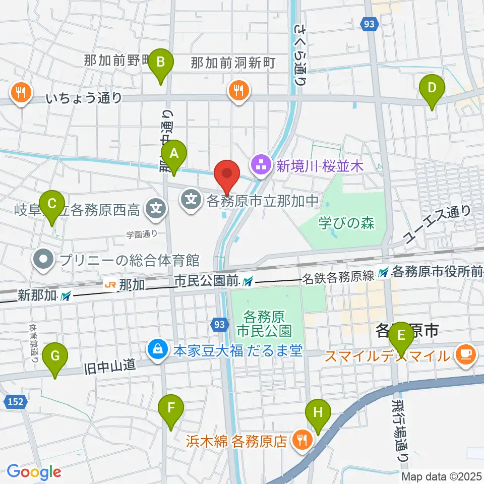 ウインドウエーブ 管楽器教室周辺のコンビニエンスストア一覧地図