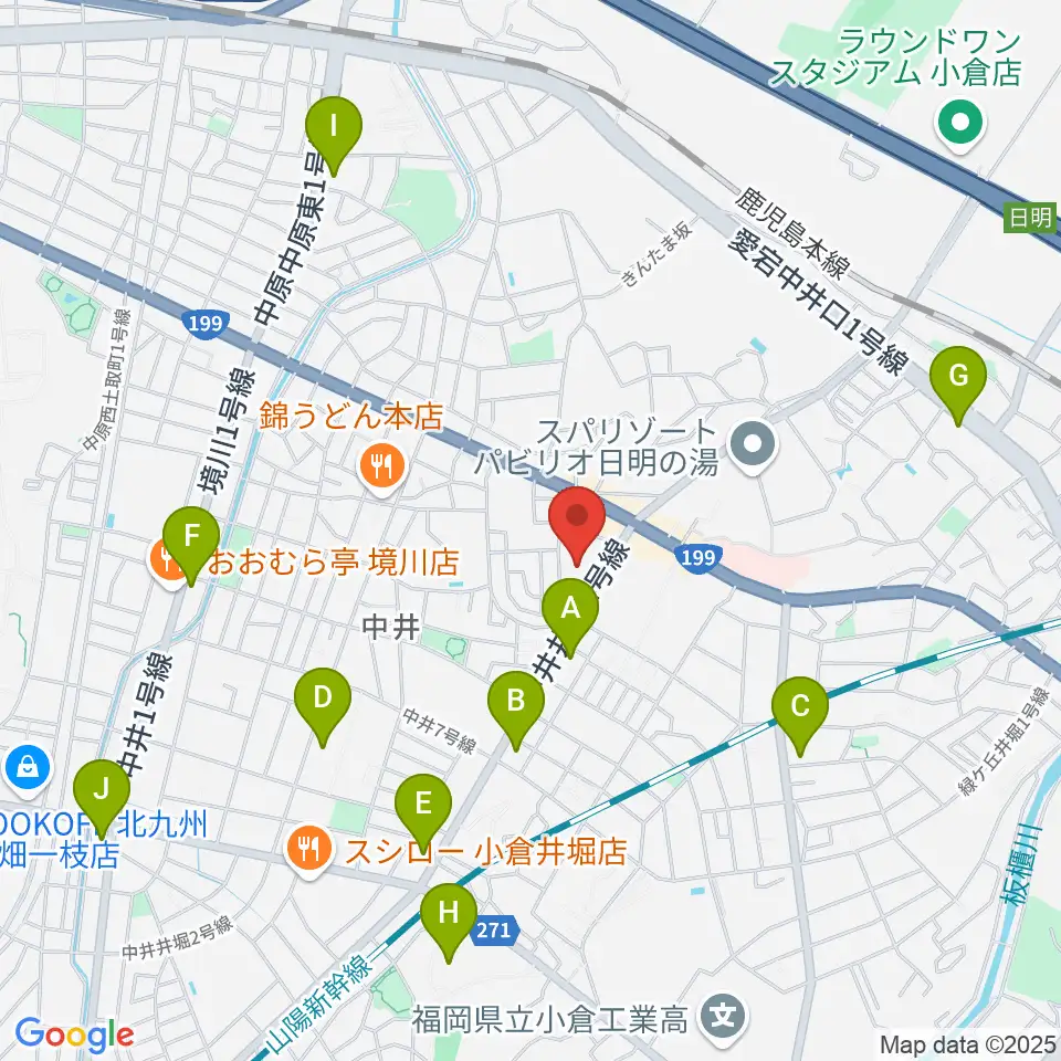マメット音楽教室周辺のコンビニエンスストア一覧地図