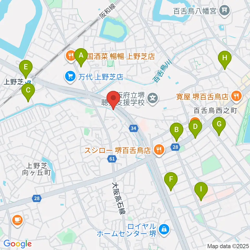 FSアカデミー本校周辺のコンビニエンスストア一覧地図