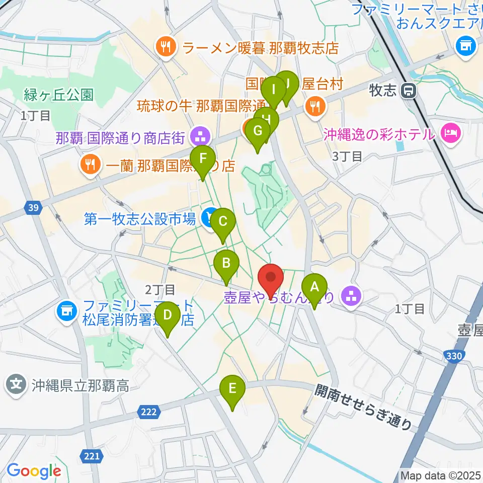 知名オーディオ周辺のコンビニエンスストア一覧地図