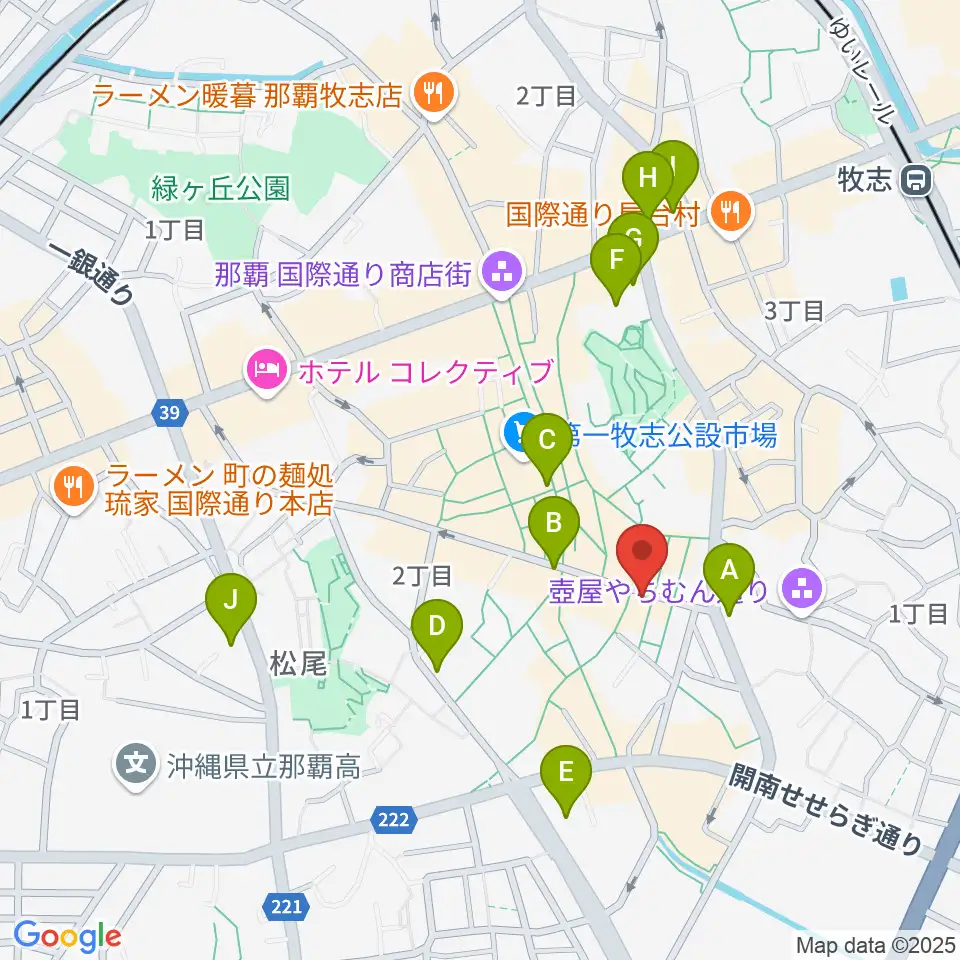 知名オーディオ周辺のコンビニエンスストア一覧地図