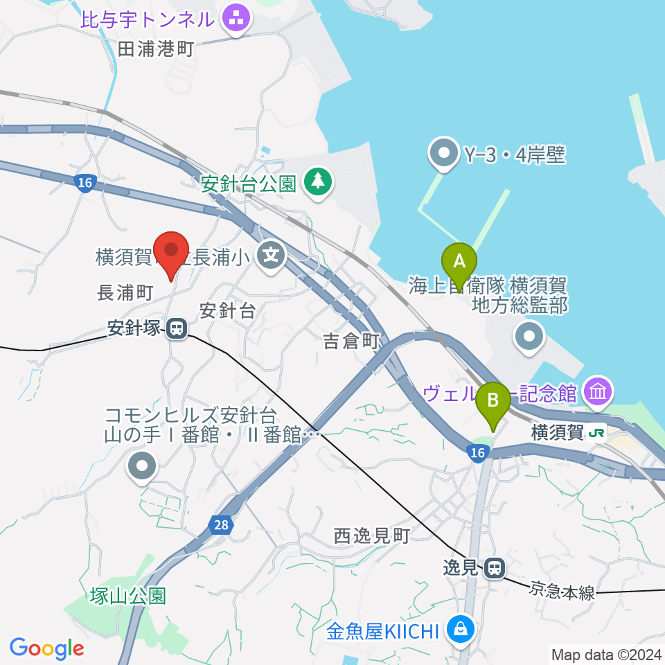 アラベスク音楽教室周辺のコンビニエンスストア一覧地図