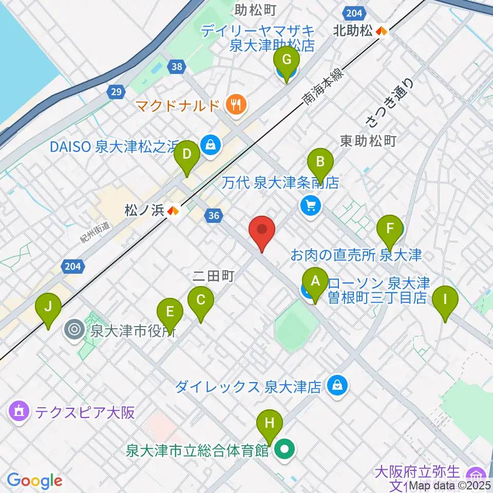 グレイスピアノサービス周辺のコンビニエンスストア一覧地図