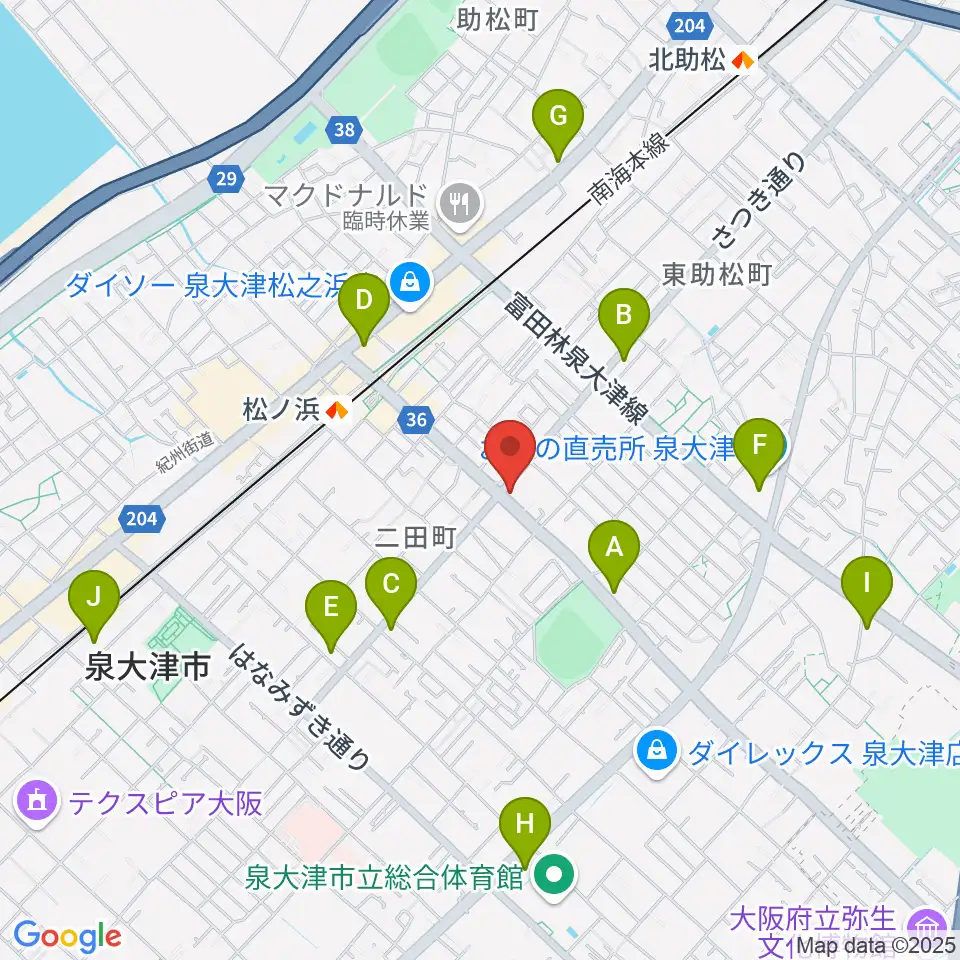 グレイスピアノサービス周辺のコンビニエンスストア一覧地図