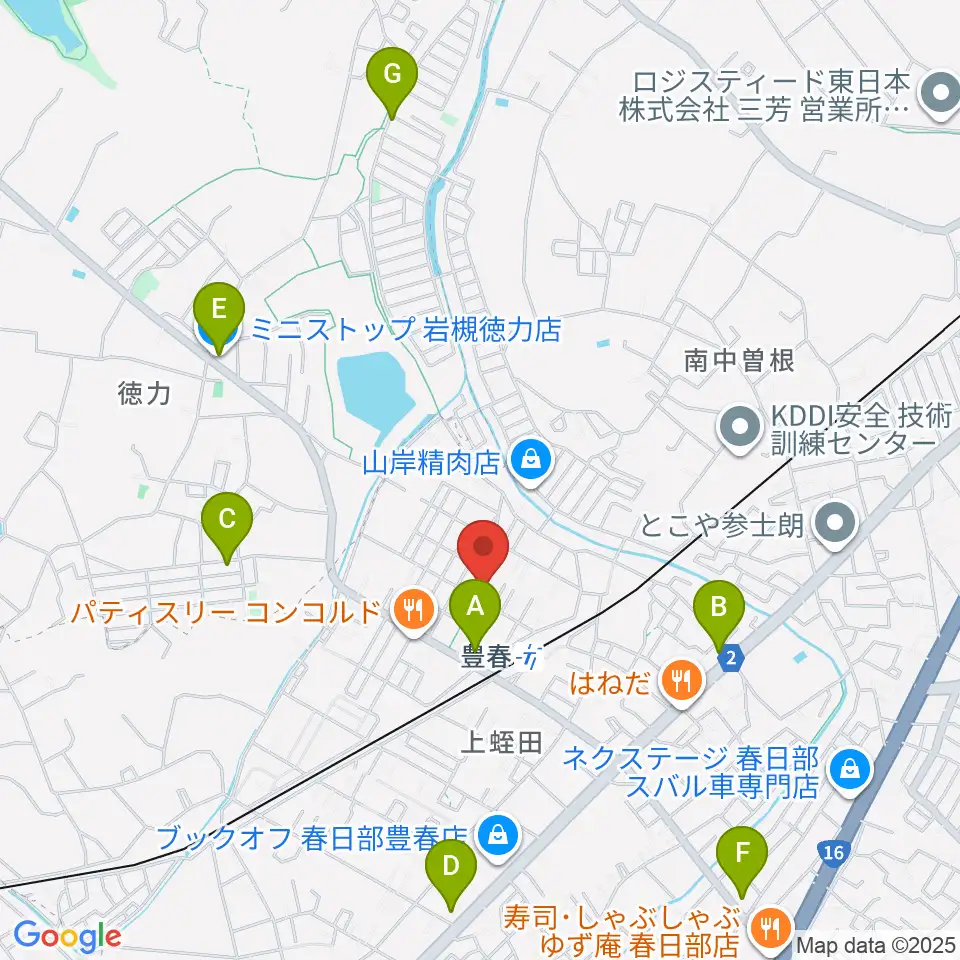 ピアノ・アコースティックスタジオあんぷらぐど周辺のコンビニエンスストア一覧地図